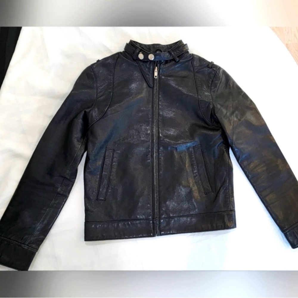 Vintage Genuine Leather Jacket (XS Petite)